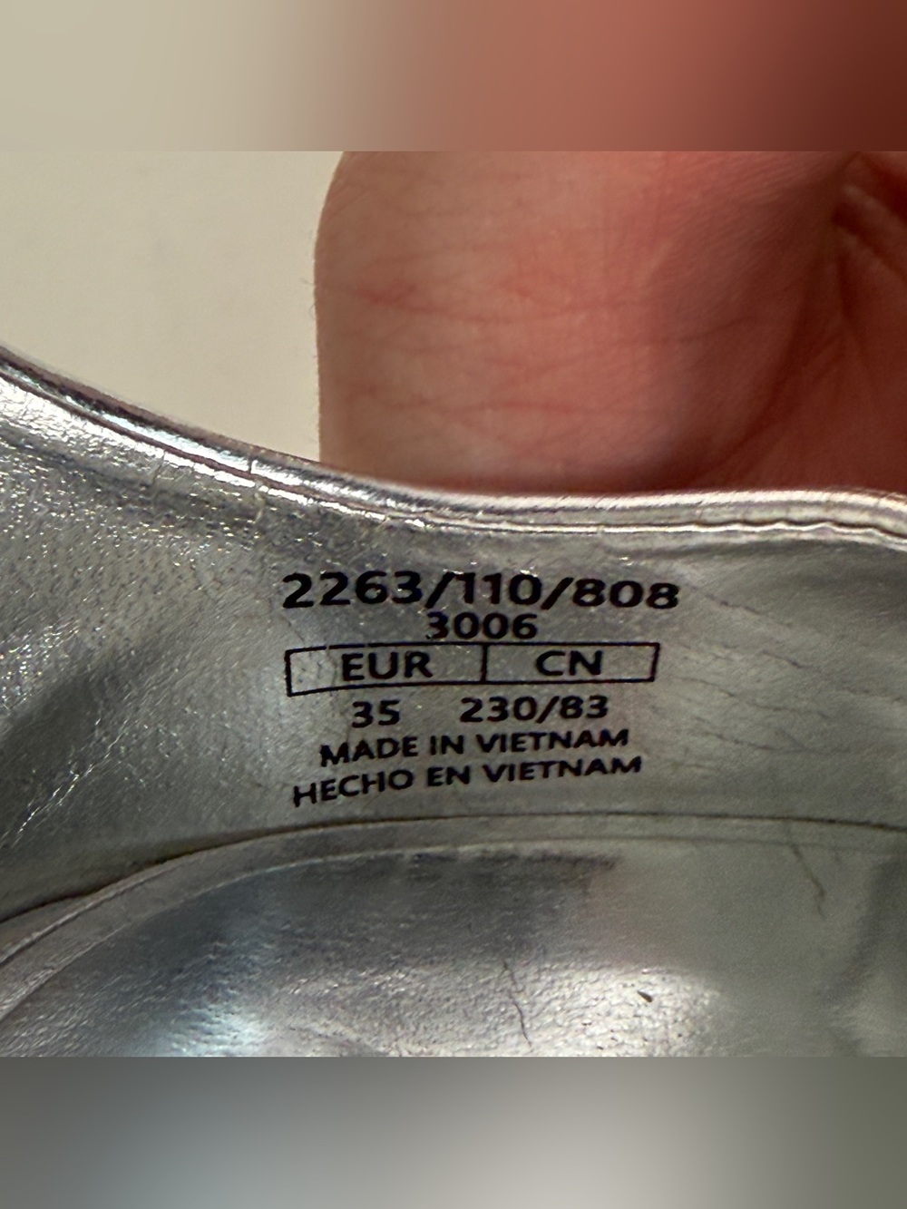 Zara Silver Slingback Pointed Toe Mules - Picture 7 of 7